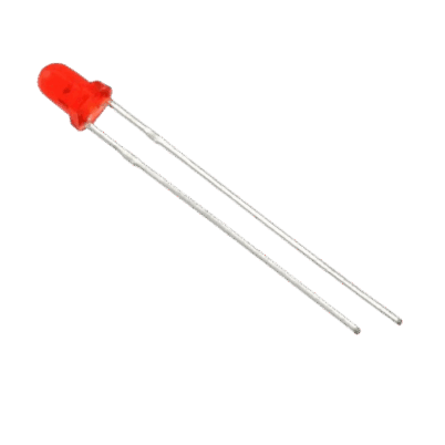 LED RED 3MM مات ال ای دی قرمز 3 میلی متر