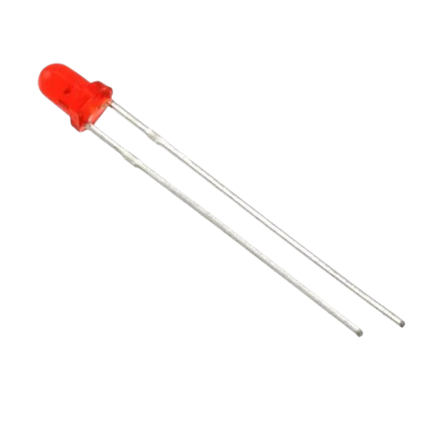 LED RED 3MM مات ال ای دی قرمز 3 میلی متر