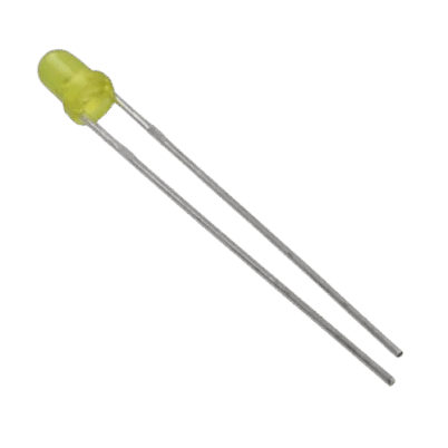LED YELLOW 3MM مات ال ای دی زرد 3میلی متر