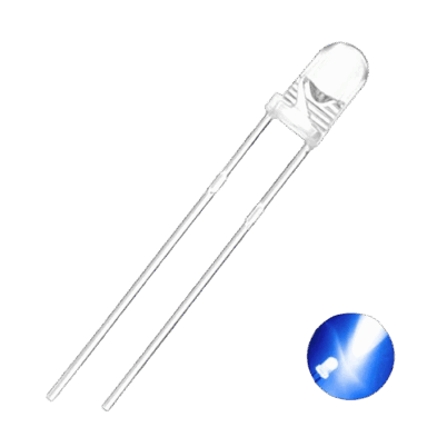 LED BLUE 3MM GLASS ال ای دی آبی