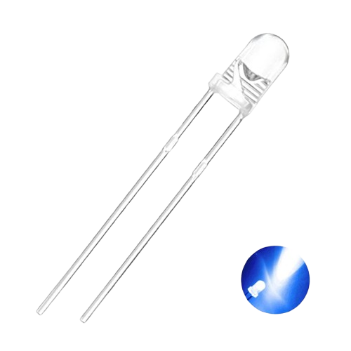 LED BLUE 3MM GLASS ال ای دی آبی