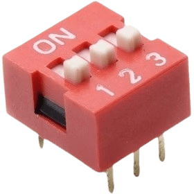 3KEY 6PIN دیپ سوئیچ 3 کلید 6 پین