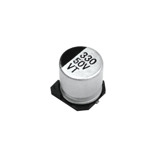 خازن الکترولیت CAP ELEC 330UF 50V 10*10.5MM SMD