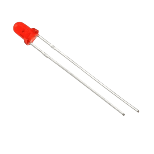 LED RED 3MM مات ال ای دی قرمز 3 میلی متر