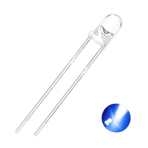 LED BLUE 3MM GLASS ال ای دی آبی