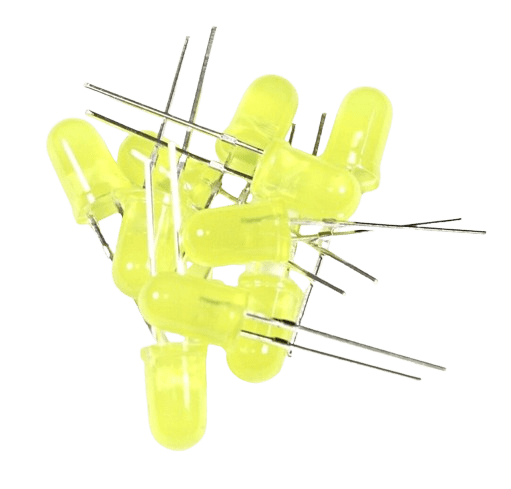 LED YELLOW 5MM ال ای دی کلاهي
