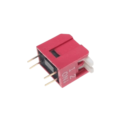 2KEY 4PIN دیپ سوئیچ پیانویی 2 کلید 4 پین