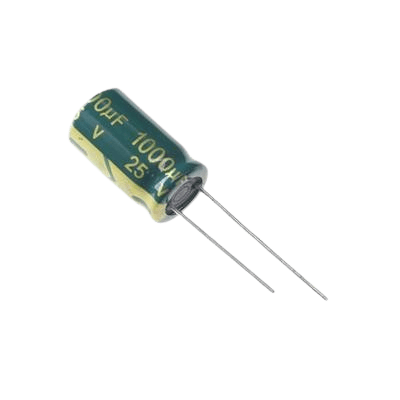 CAP 1000UF 25V GREEN خازن الکترولیت دیپ