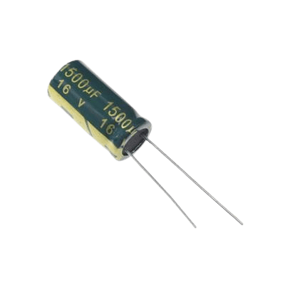 CAP 1500UF 16V GREEN خازن الکترولیت دیپ