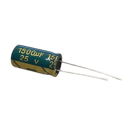 CAP 1500UF 25V GREEN خازن الکترولیت دیپ