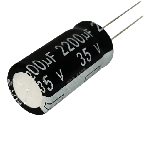 CAP 2200UF 35V BLACK خازن الکترولیت دیپ
