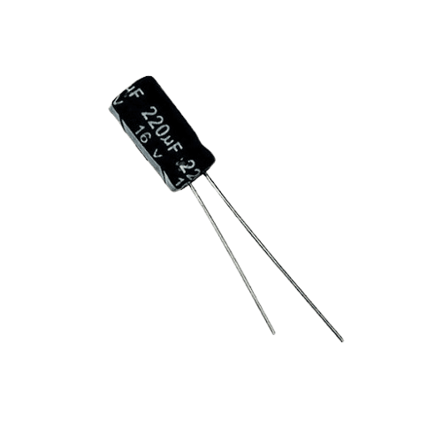 CAP 220UF 16V BLACK خازن الکترولیت دیپ