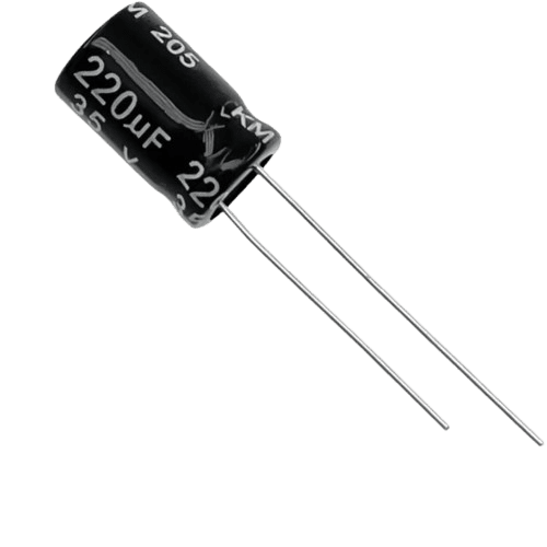 CAP 220UF 35V BLACK خازن الکترولیت دیپ