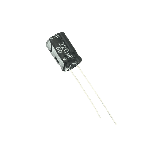 CAP 220UF 50V BLACK خازن الکترولیت دیپ