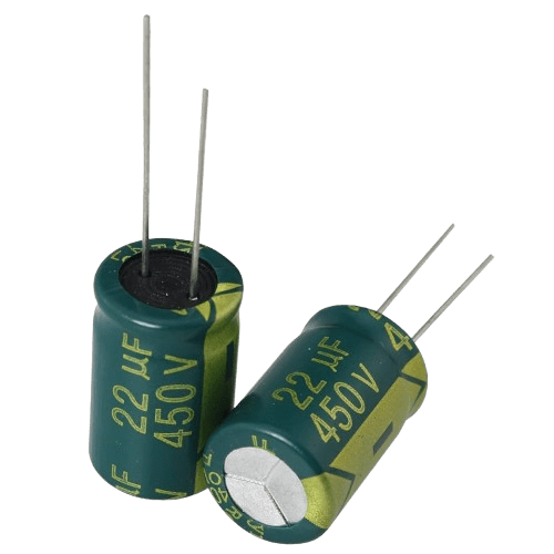 CAP 22UF 450V GREEN خازن الکترولیت دیپ