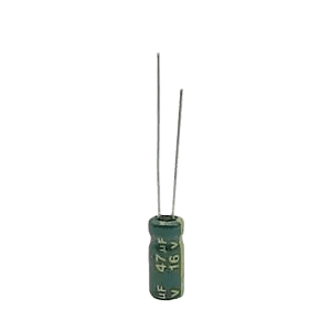 CAP 47UF 16V GREEN خازن الکترولیت دیپ