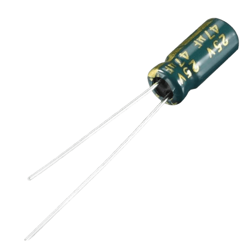 CAP 47UF 25V GREEN خازن الکترولیت دیپ