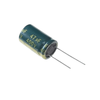 CAP 47UF 400V GREEN خازن الکترولیت دیپ