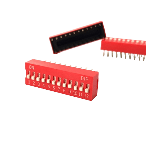 12KEY 24PIN دیپ سوئیچ 12 کلید 24 پین