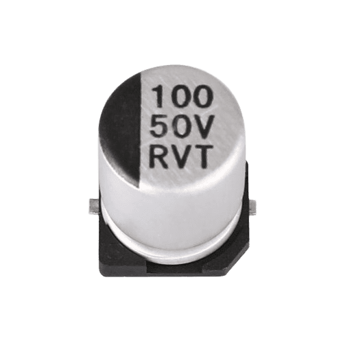 خازن الکترولیت CAP ELEC 100UF 50V 8*10.5MM SMD