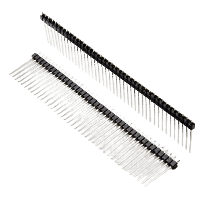 PIN HEADER 1×40 17MM پین هدر نری صاف مس
