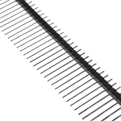 PIN HEADER 1×40 19MM پین هدر نری صاف مس