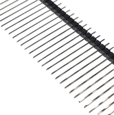 PIN HEADER 1×40 27MM پین هدر نری صاف مس