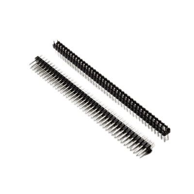 PIN HEADER 2×40 11MM پین هدر نری صاف مس