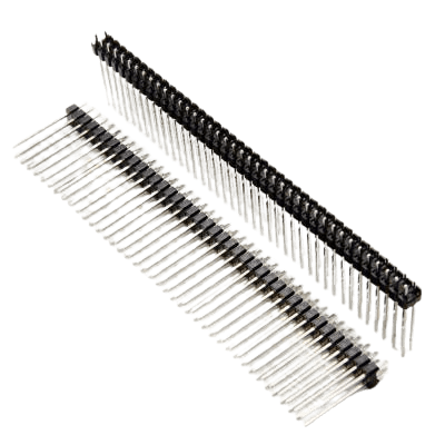 PIN HEADER 2×40 17MM پین هدر نر صاف مس