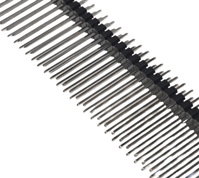 PIN HEADER 2×40 19MM پین هدر نری صاف مس