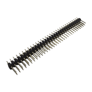 PIN HEADER 2×40 21MM پین هدر نری صاف مس