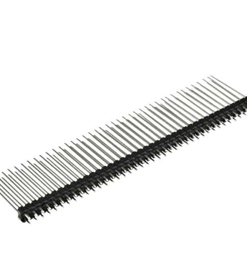 PIN HEADER 2*40 27MM پین هدر نری صاف مس