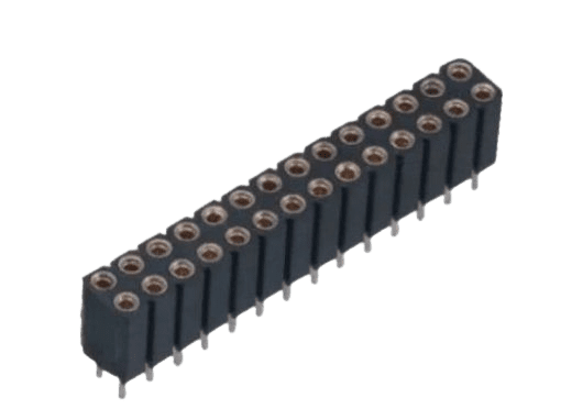 PIN HEADER 2×40 پین هدر نظامی مادگی صاف مس