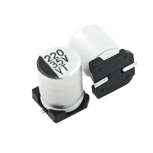 خازن الکترولیت CAP ELEC 220UF 35V 8*10.5MM SMD