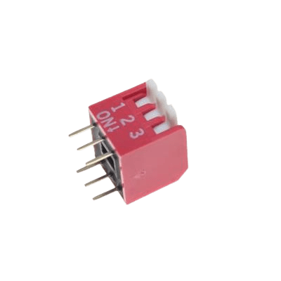 3KEY 6PIN دیپ سوئیچ پیانویی 3 کلید 6 پین