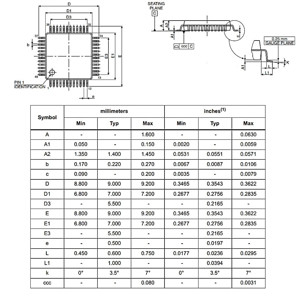 میکروکنترلر MCU STM32F103C8T6 - تصویر 2