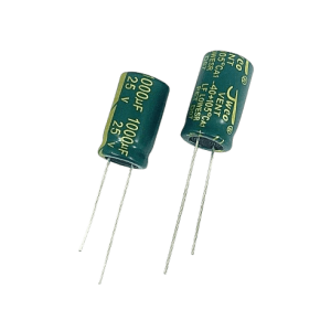 CAP 220UF 25V GREEN خازن الکترولیت دیپ