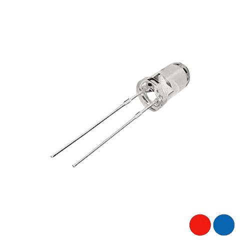 LED BLUE 5MM GLASS ال ای دی 5میلی متر