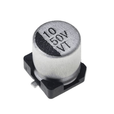 خازن الکترولیت CAP ELEC 10UF 50V 5*5.4MM SMD