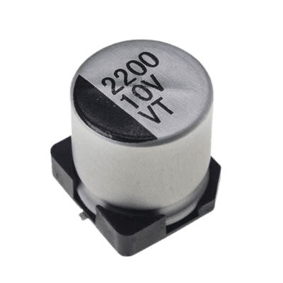 خازن الکترولیت CAP ELEC 2200UF 10V 12.5*13.5MM SMD