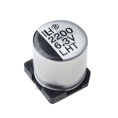 خازن الکترولیت CAP ELEC 2200UF 6.3V 10*10.5MM SMD