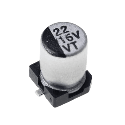 خازن الکترولیت CAP ELEC 22UF 16V 4*5.4MM SMD