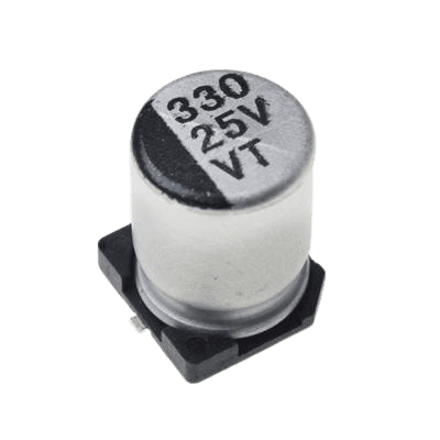خازن الکترولیت CAP ELEC 330UF 25V 8*10.5MM SMD