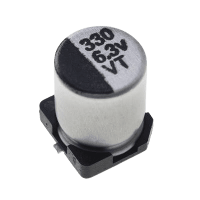 خازن الکترولیت CAP ELEC 330UF 6.3V 6.3*7.7MM SMD