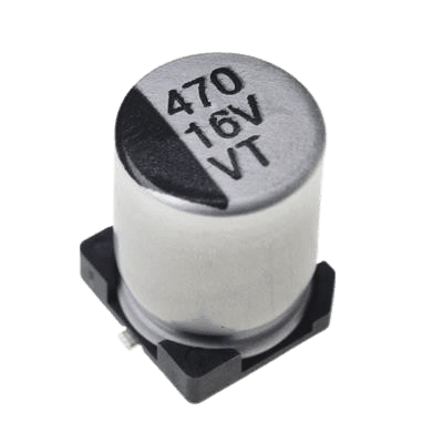 خازن الکترولیت CAP ELEC 470UF 16V 8*10.5MM SMD