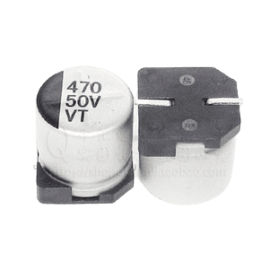 خازن الکترولیت CAP ELEC 470UF 50V 12.5*13.5MM SMD