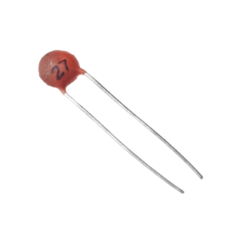 خازن عدسی CAP DISC 27PF 50V