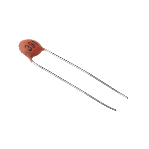 خازن عدسی CAP DISC 390PF 50V