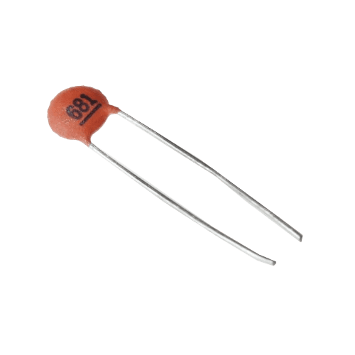 خازن عدسی CAP DISC 680PF 50V