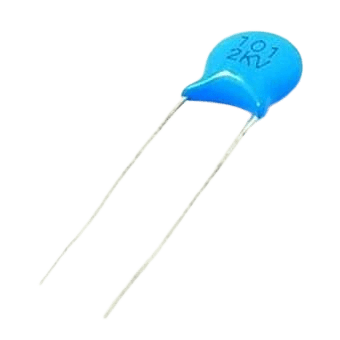 خازن مایلار CAP MYLAR 100PF 2KV